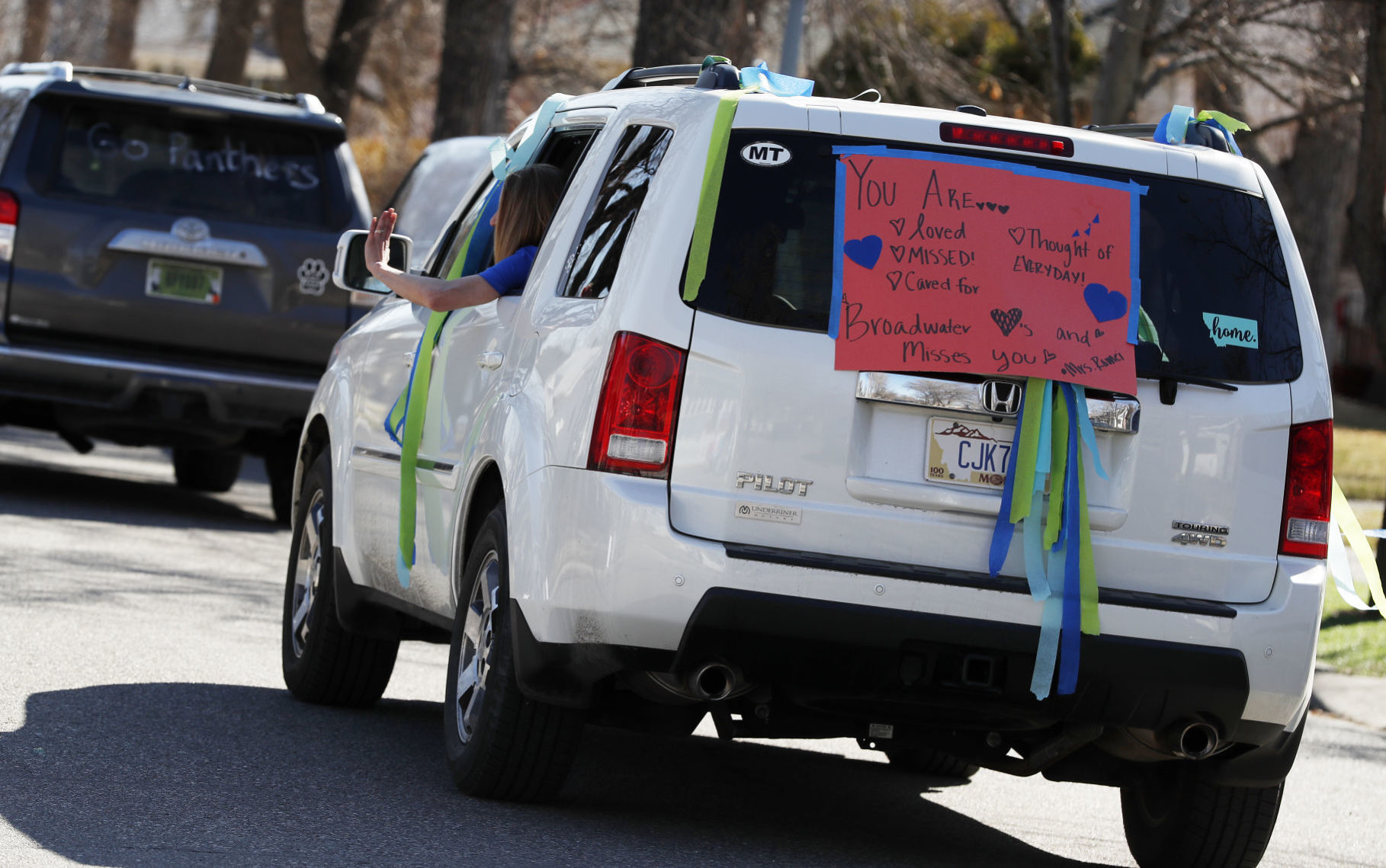 Broadwater teacher parade